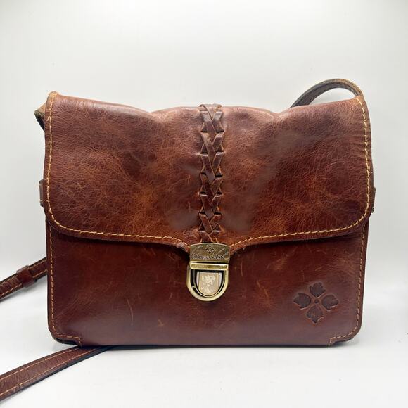 Patricia Nash Brown Leather Shoulder Bag - Picture 6 of 11